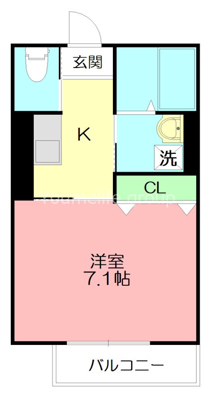 luana湘南(ルアナ湘南) 301号室 間取り
