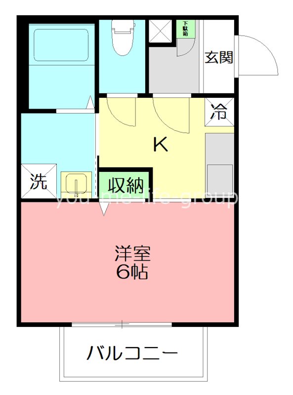 AXIZ湘南 305号室 間取り