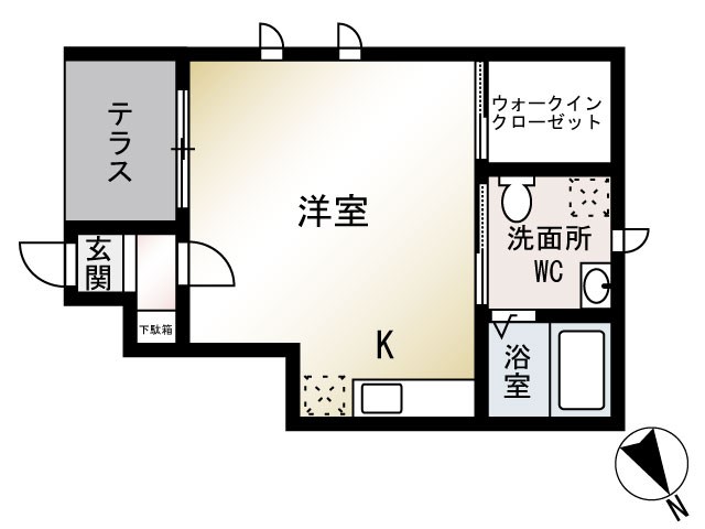 Palma Foresta(パルマフォレスタ) 101号室 間取り
