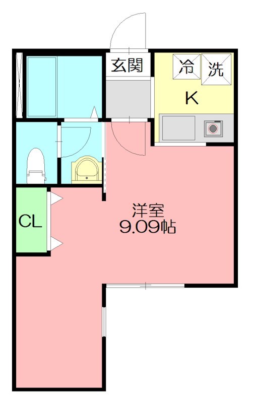グランクラス湘南 103号室 間取り