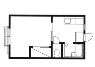 ホワイトハイツ 201号室 間取り