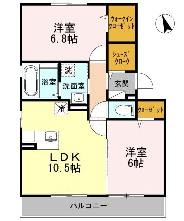 サンティエ 間取り図