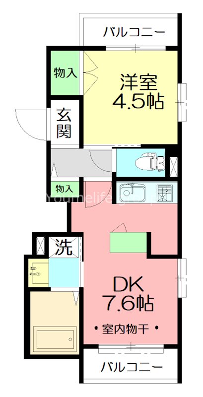ヘーベルメゾン 301号室 間取り