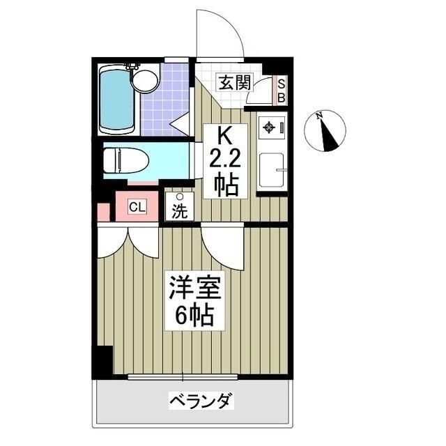 マルヴィエント湘南 303号室 間取り