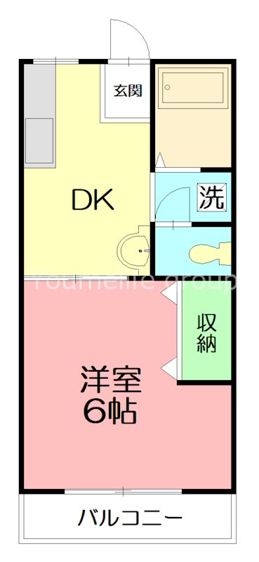 ロイヤルハウス平田 103号室 間取り