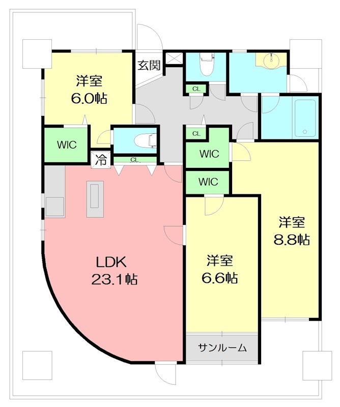 ラトゥール　レジュモー 間取り