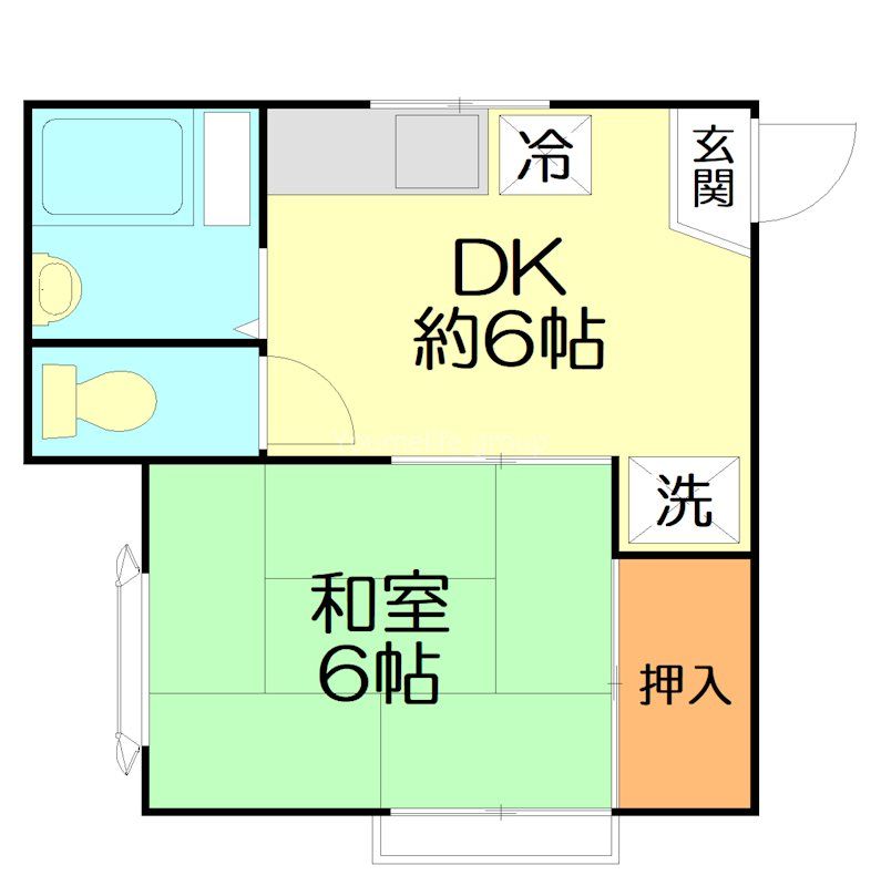 鵠沼レジデンス 203号室 間取り