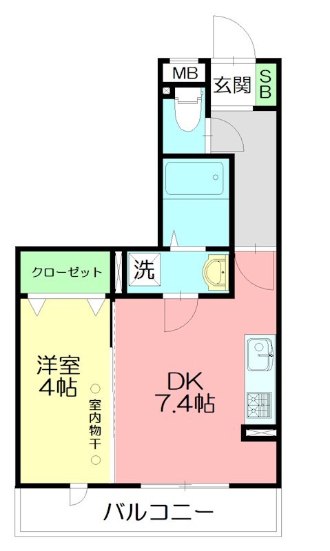 LSY-56 302号室 間取り