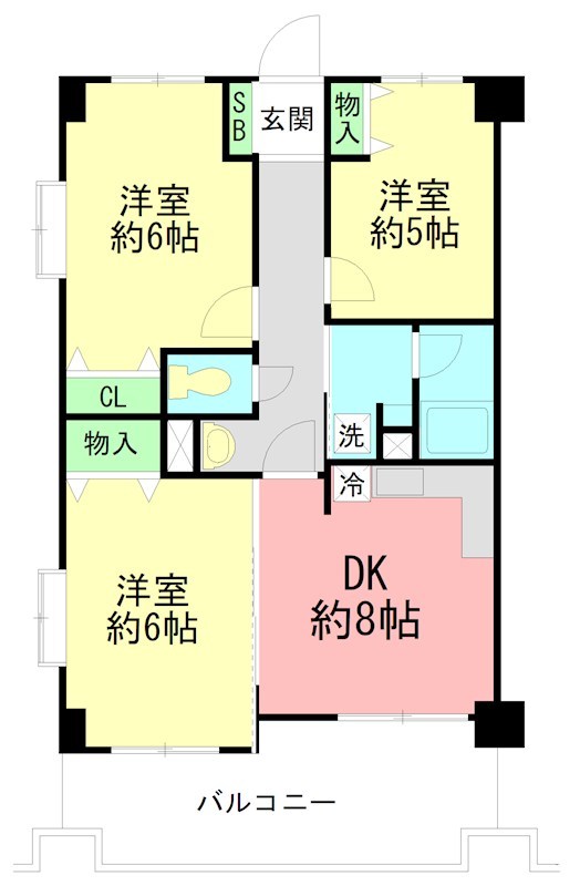 エミネント　ア　プレイス 405号室 間取り