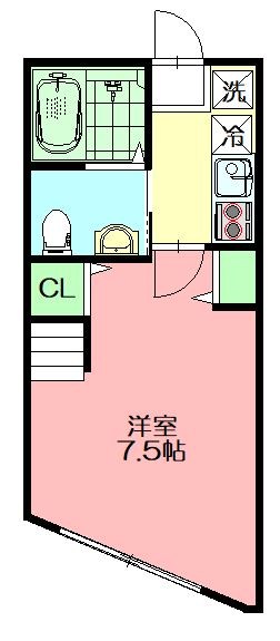 MKラピス辻堂 102号室 間取り