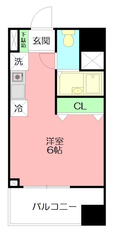 esperanza桜（エスペランササクラ） 1001号室 間取り