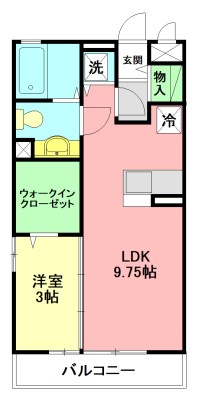コートロイヤルアネックス 206号室 間取り