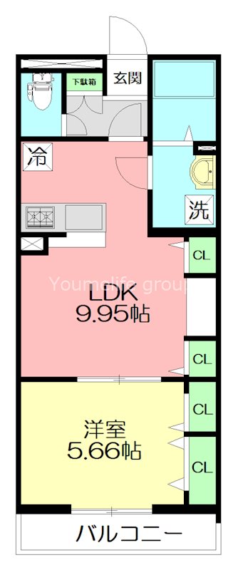 リブリ・ラサンテ湘南 101号室 間取り