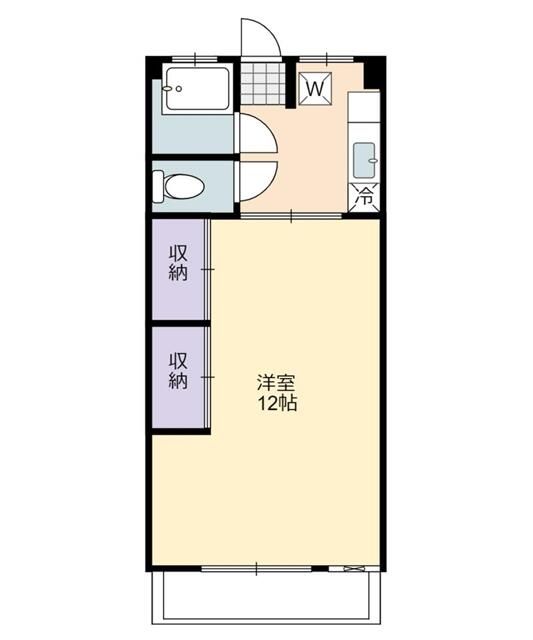 正栄荘 305号室 間取り