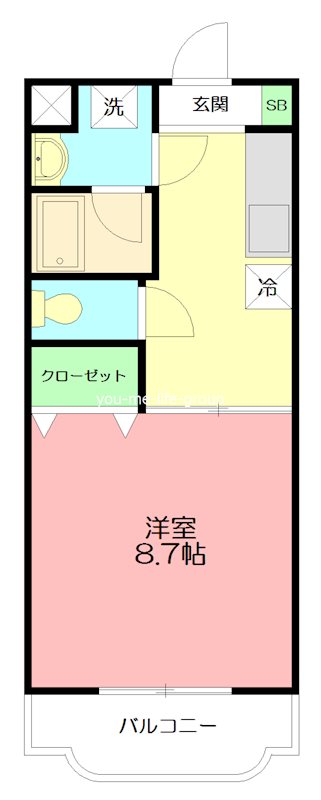 メゾン久保田Ⅲ 303号室 間取り