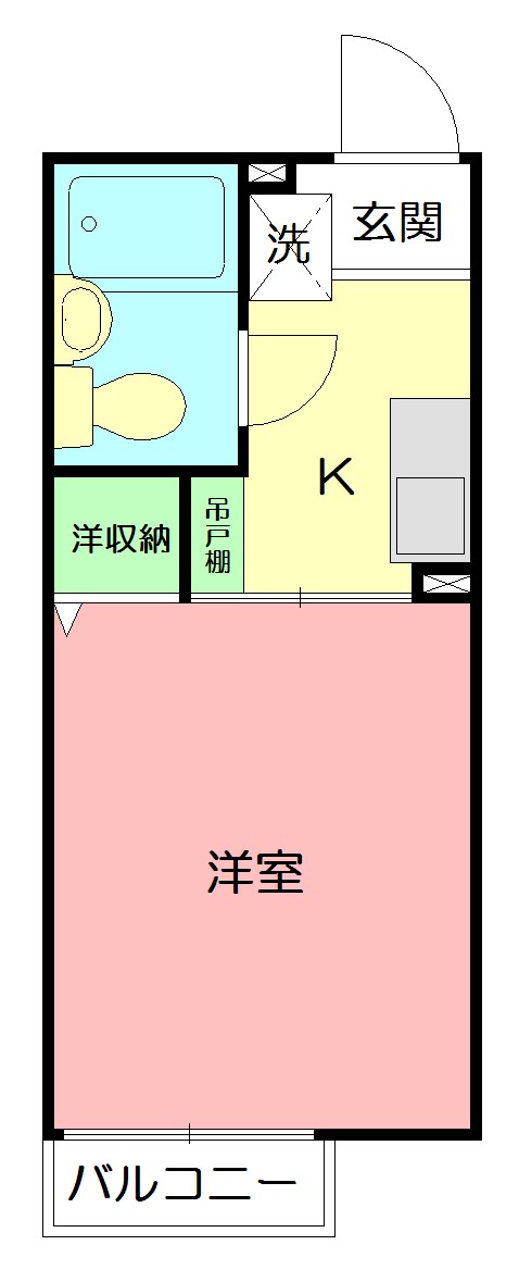 シティハイム　セキグチ 202号室 間取り