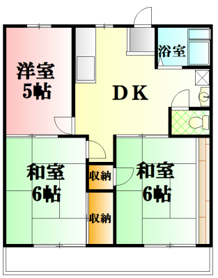 メリーコーポ 203号室 間取り