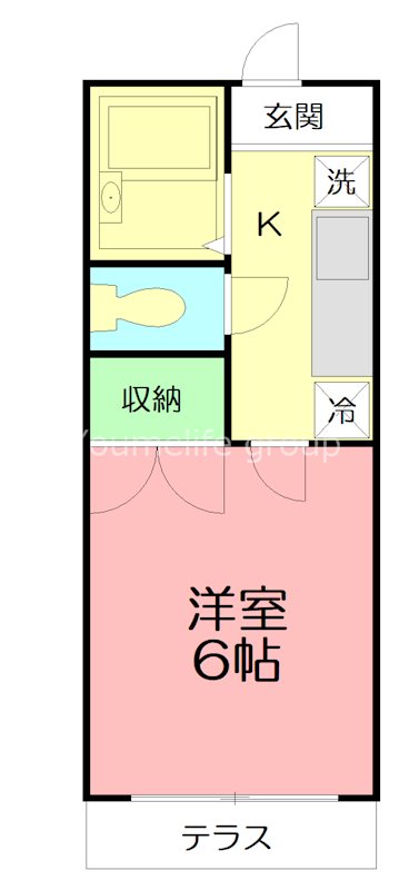 Light　House　Inui 102号室 間取り
