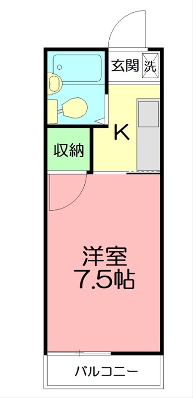 コーポアルファー 202号室 間取り