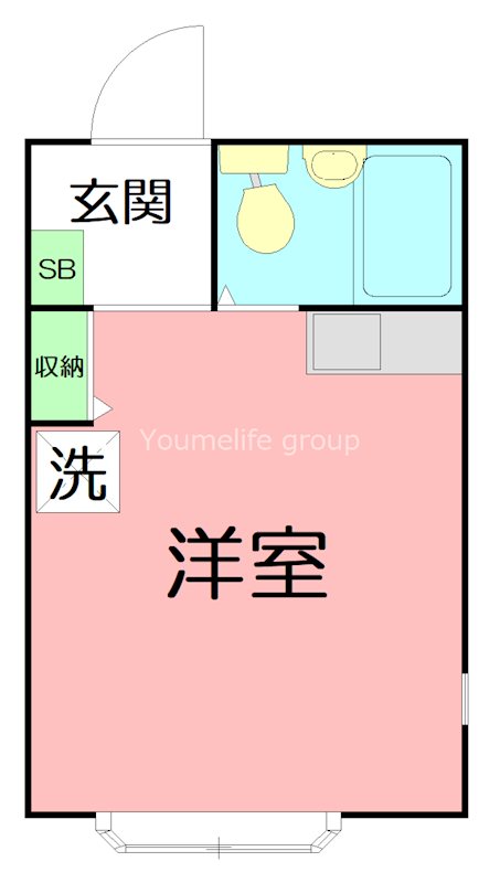 セントネージュ厚木 102号室 間取り