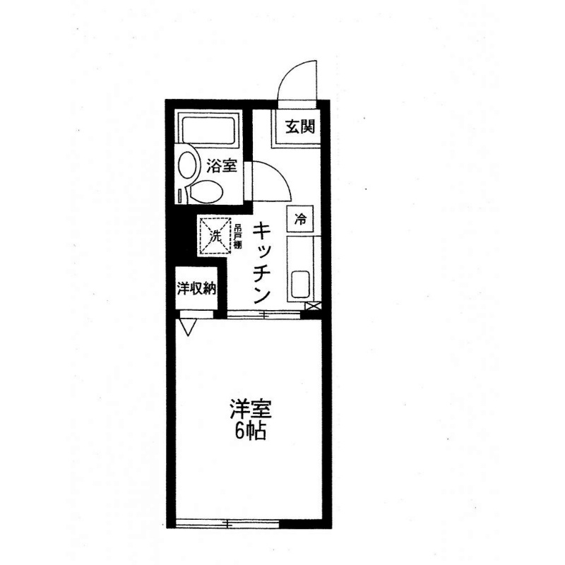 シティハイム マリオンミキ 204号室 間取り