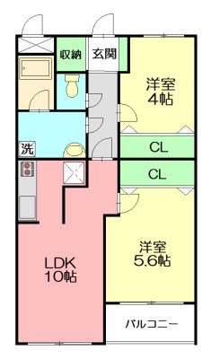 ピア湘南夕陽ヶ丘 間取り図