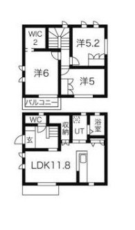 酒匂戸建Ａ棟 間取り