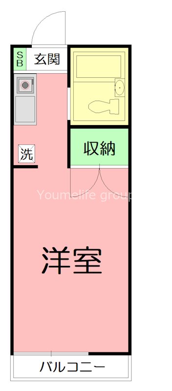 フィラ中野 209号室 間取り