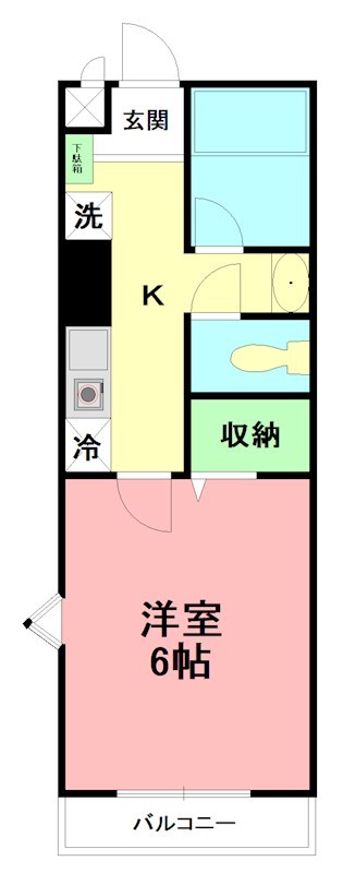 アンクレージュ 305号室 間取り