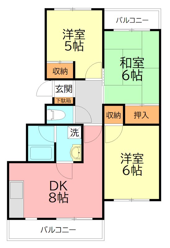 グリーンマンション・テラ 間取り