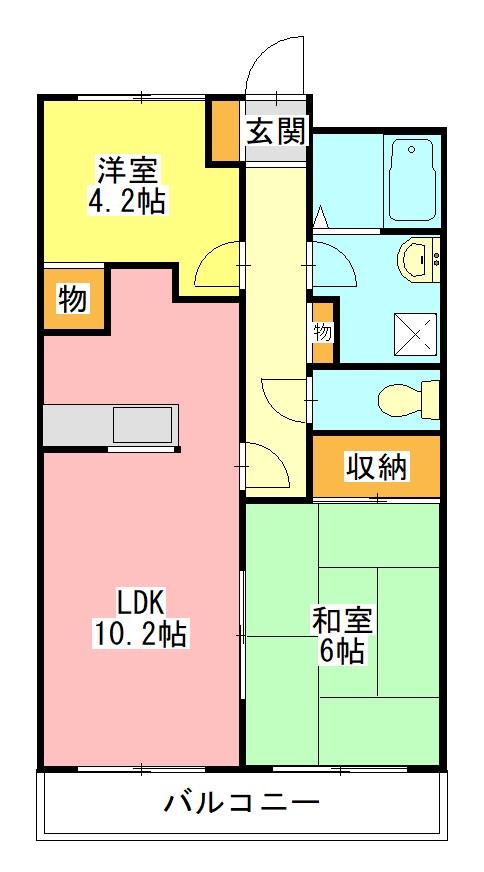 第３杉山ビル 303号室 間取り