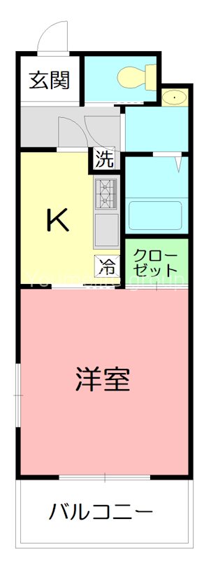 プリマネージュ 301号室 間取り