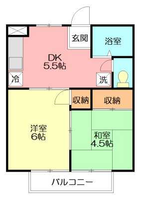 ハイツシュガー 203号室 間取り