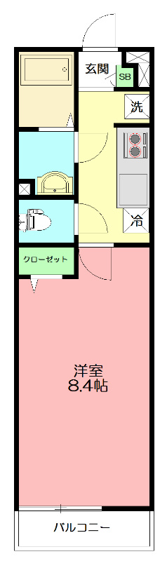 リブリ・長後 205号室 間取り