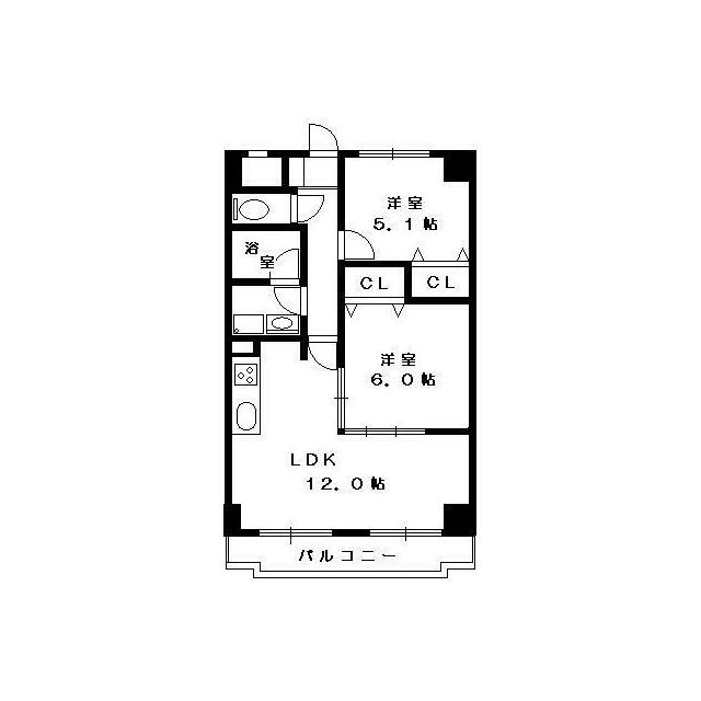 マンション庄田 402号室 間取り