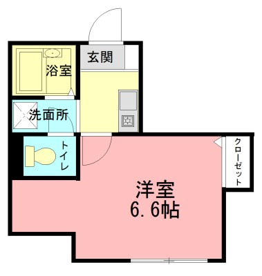 サザンST茅ヶ崎 101号室 間取り