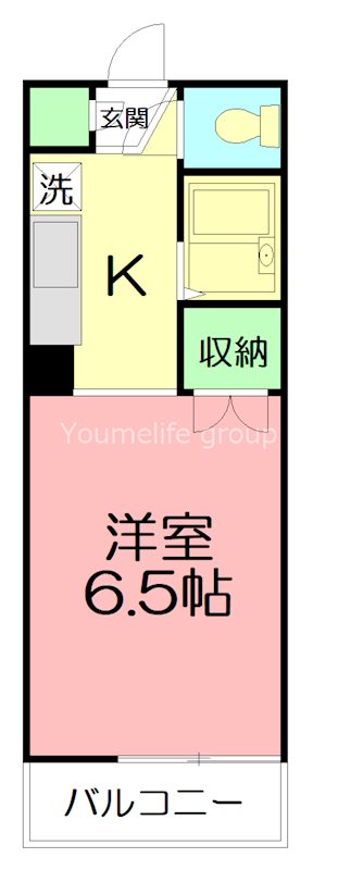 パストラル湘南 107号室 間取り