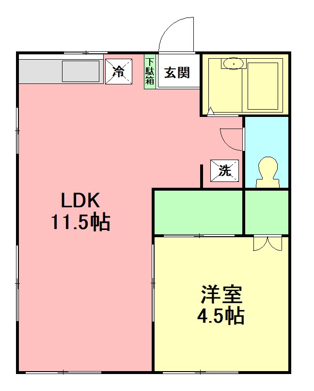 ファミール７ 202号室 間取り