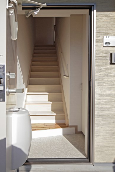 レザンベルク 玄関