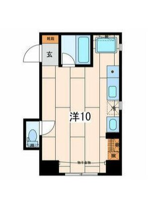 ルックハイツ江ノ島2番館 205号室 間取り