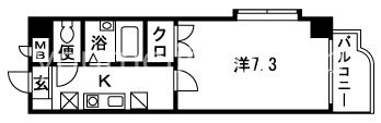 サニープラザ 307号室 間取り
