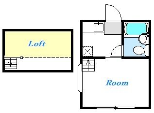 船子ハイツ 203号室 間取り