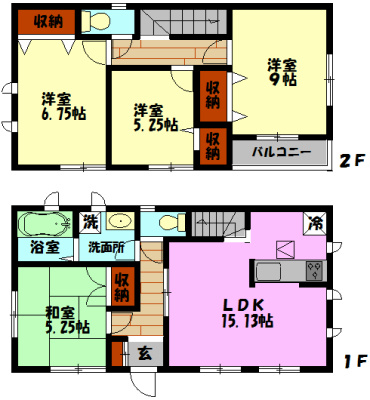 万田戸建 間取り
