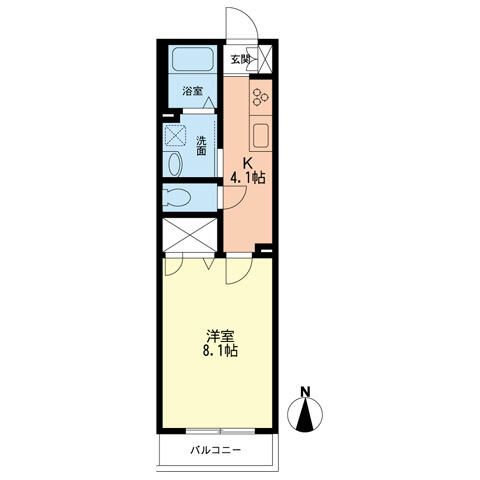 Ｋ・Ｉシャンティ 202号室 間取り