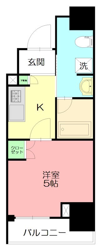 GRANDREVE横濱Ⅰ 501号室 間取り