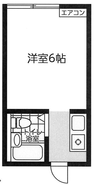 ハイツ竹の子 203号室 間取り