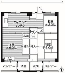 ビレッジハウス鎌倉7号棟 302号室 間取り