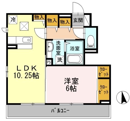 ミキハイツ 103号室 間取り