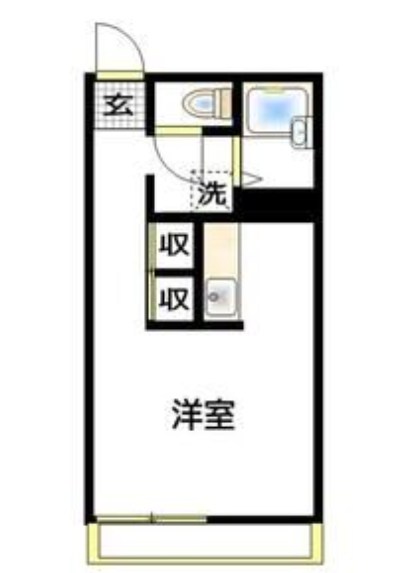ヴィラ萩山B 203号室 間取り