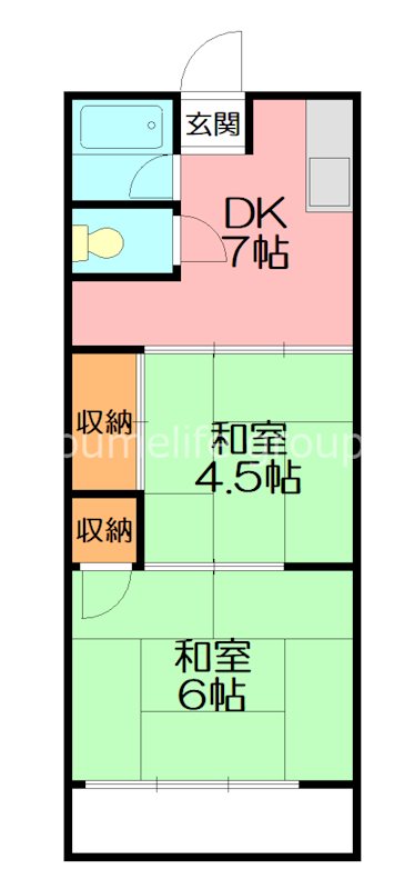 クリスタル・コーポ 間取り